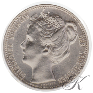 Afbeeldingen van Zilveren Gulden 1907 