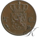 Afbeeldingen van ½ cent 1821 Brussel