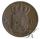 Afbeeldingen van ½ cent 1852 