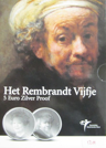 Afbeeldingen van 5 euro zilver proof 2006 Rembrandt