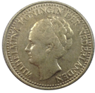 Afbeeldingen van Zilveren halve gulden Wilhelmina (prijs per 100 st.)