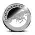 Afbeeldingen van T. rex penning 2016 Zilver Proof