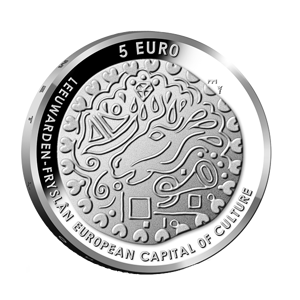 Afbeeldingen van 5 euro zilver proof 2018 Leeuwarden