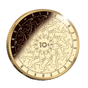 Afbeeldingen van 10 euro goud proof 2018 Fanny Blankers-Koen