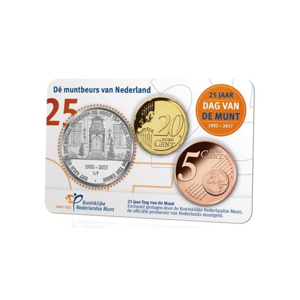 Afbeeldingen van 25 jaar Dag van de Munt coincard 2017